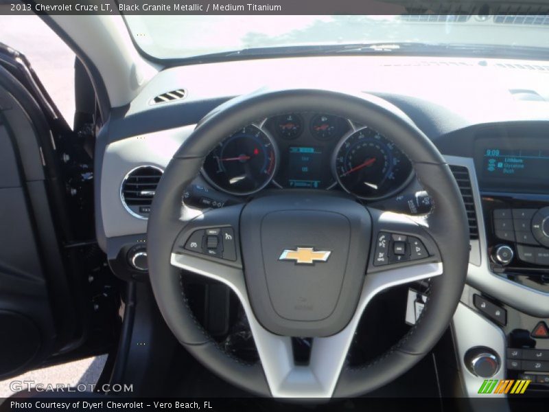 Black Granite Metallic / Medium Titanium 2013 Chevrolet Cruze LT