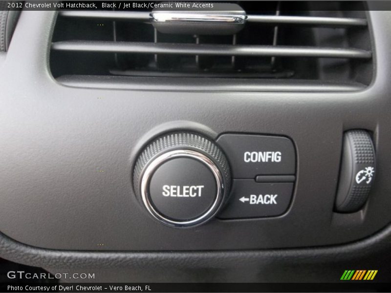 Black / Jet Black/Ceramic White Accents 2012 Chevrolet Volt Hatchback