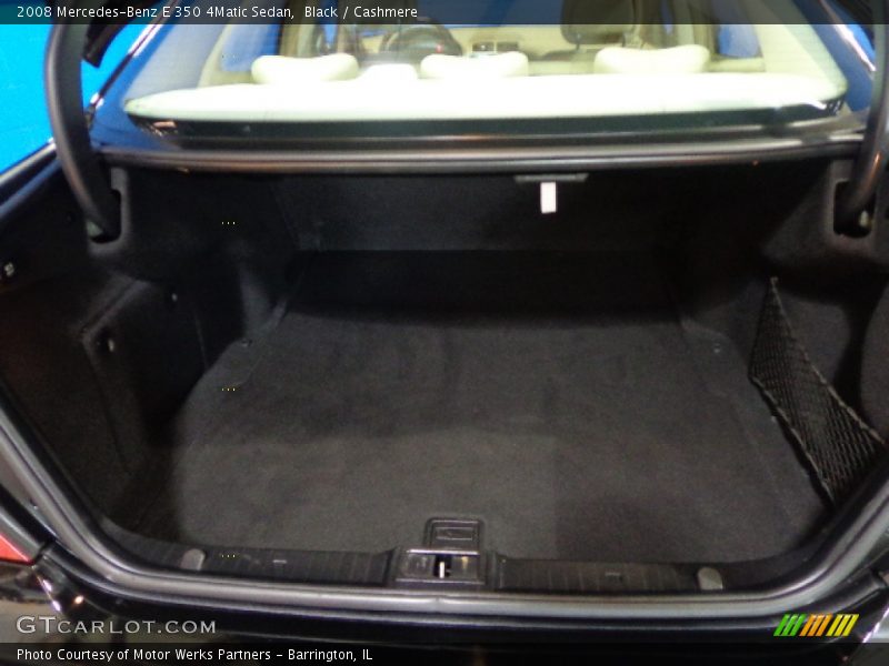 Black / Cashmere 2008 Mercedes-Benz E 350 4Matic Sedan