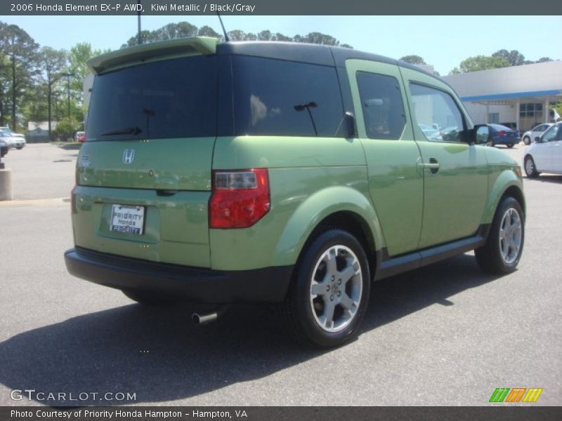 Kiwi Metallic / Black/Gray 2006 Honda Element EX-P AWD