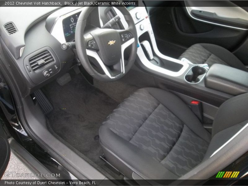 Black / Jet Black/Ceramic White Accents 2012 Chevrolet Volt Hatchback
