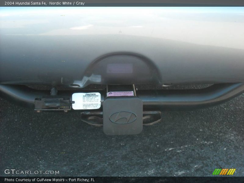 Nordic White / Gray 2004 Hyundai Santa Fe