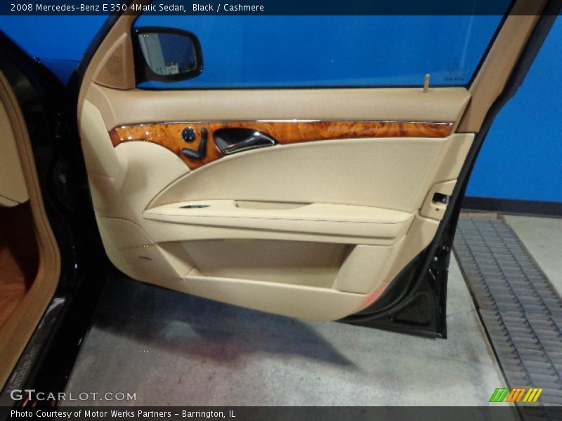 Black / Cashmere 2008 Mercedes-Benz E 350 4Matic Sedan