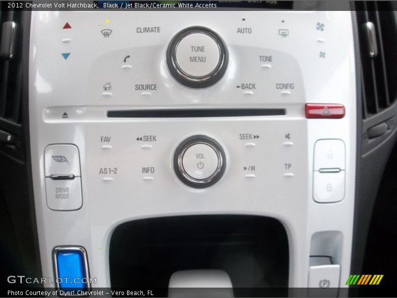 Black / Jet Black/Ceramic White Accents 2012 Chevrolet Volt Hatchback