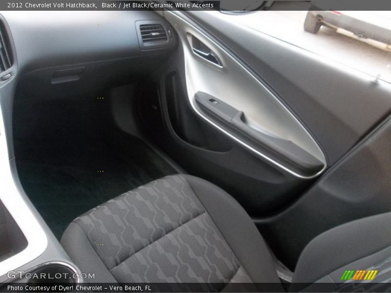 Black / Jet Black/Ceramic White Accents 2012 Chevrolet Volt Hatchback