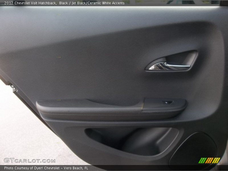 Black / Jet Black/Ceramic White Accents 2012 Chevrolet Volt Hatchback