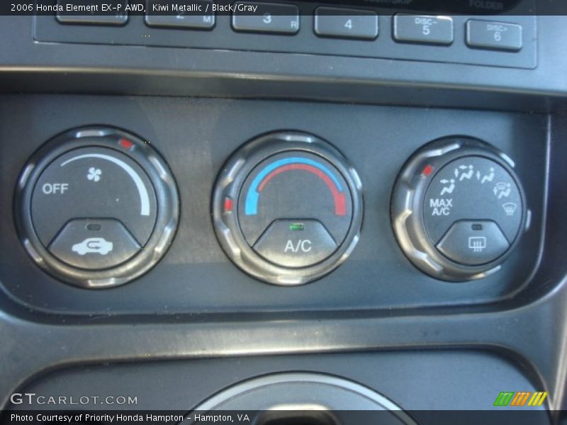 Controls of 2006 Element EX-P AWD