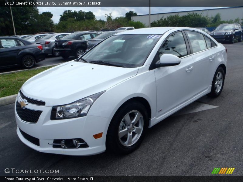Summit White / Jet Black 2013 Chevrolet Cruze LT/RS