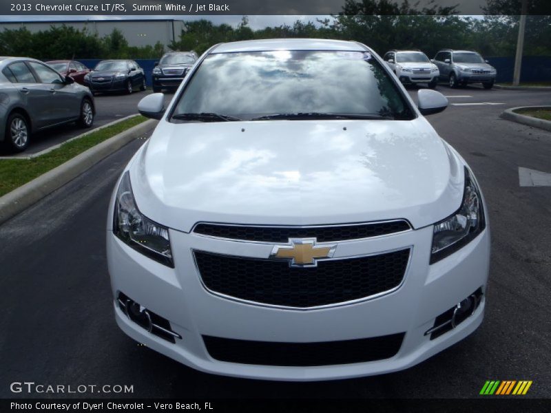 Summit White / Jet Black 2013 Chevrolet Cruze LT/RS