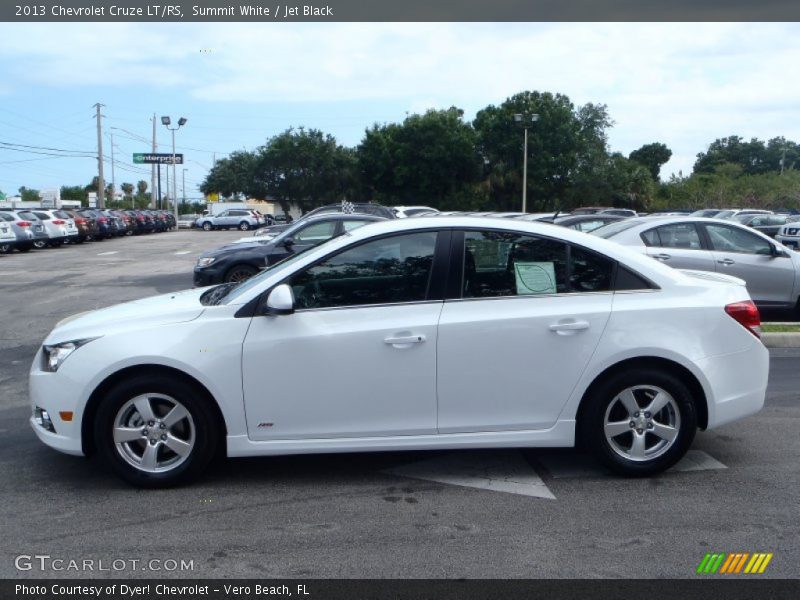 Summit White / Jet Black 2013 Chevrolet Cruze LT/RS