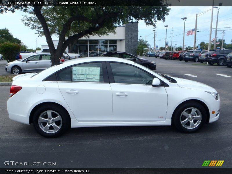 Summit White / Jet Black 2013 Chevrolet Cruze LT/RS