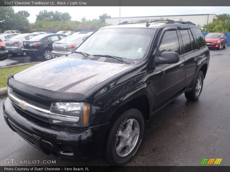Black / Light Gray 2007 Chevrolet TrailBlazer LS