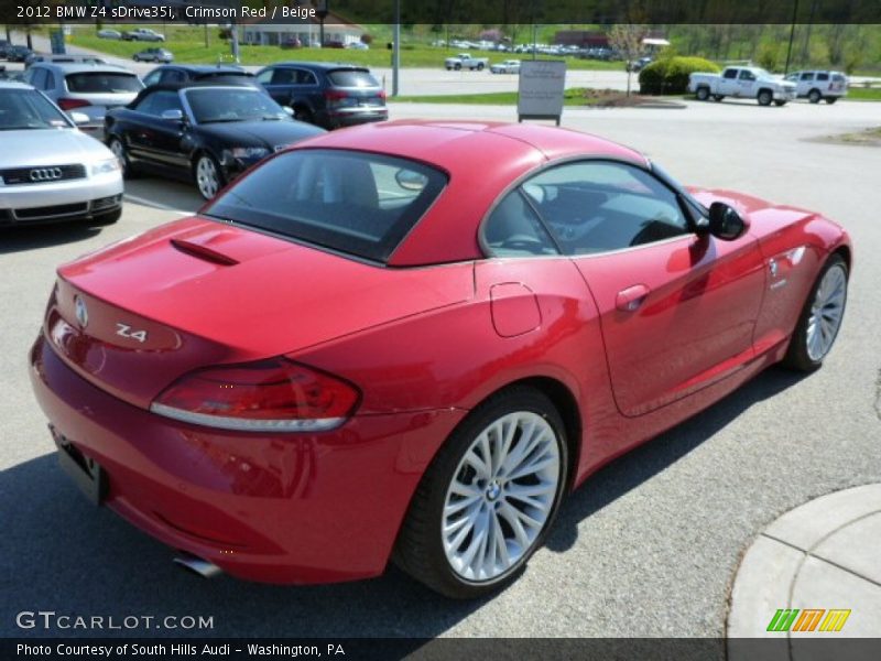  2012 Z4 sDrive35i Crimson Red