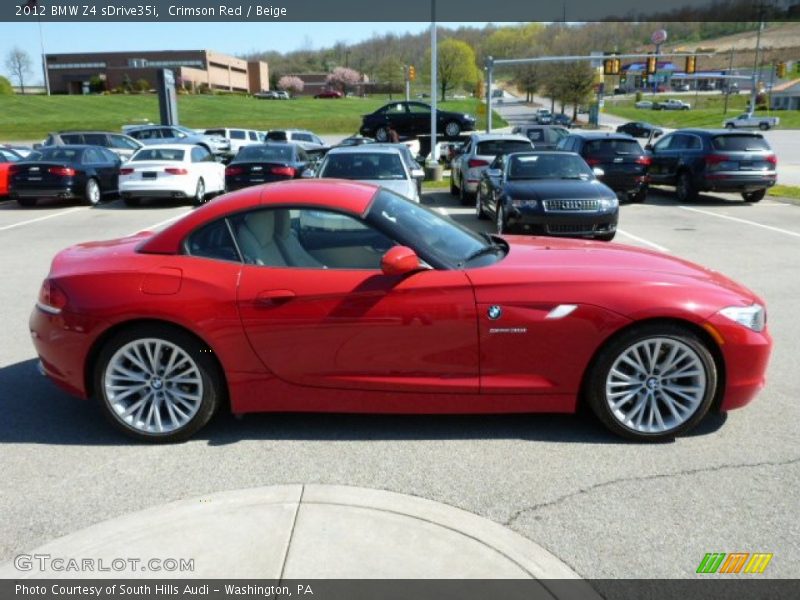  2012 Z4 sDrive35i Crimson Red