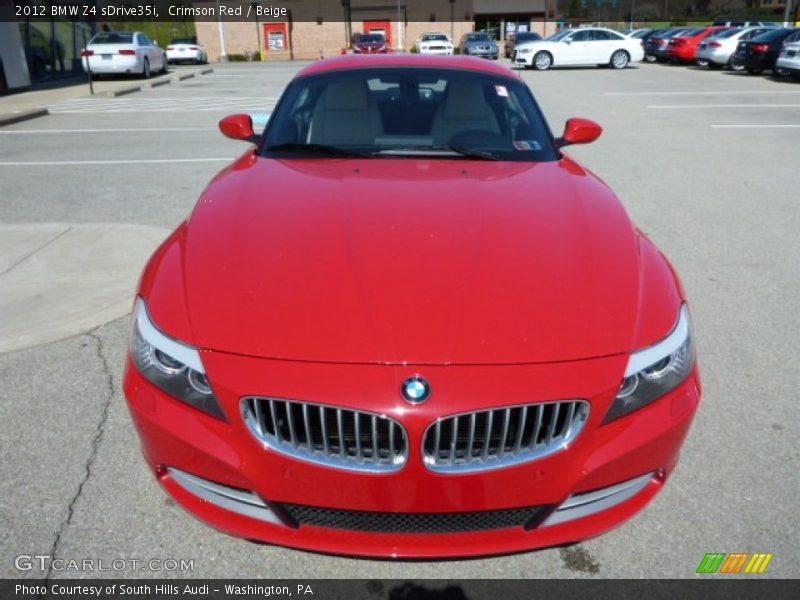  2012 Z4 sDrive35i Crimson Red