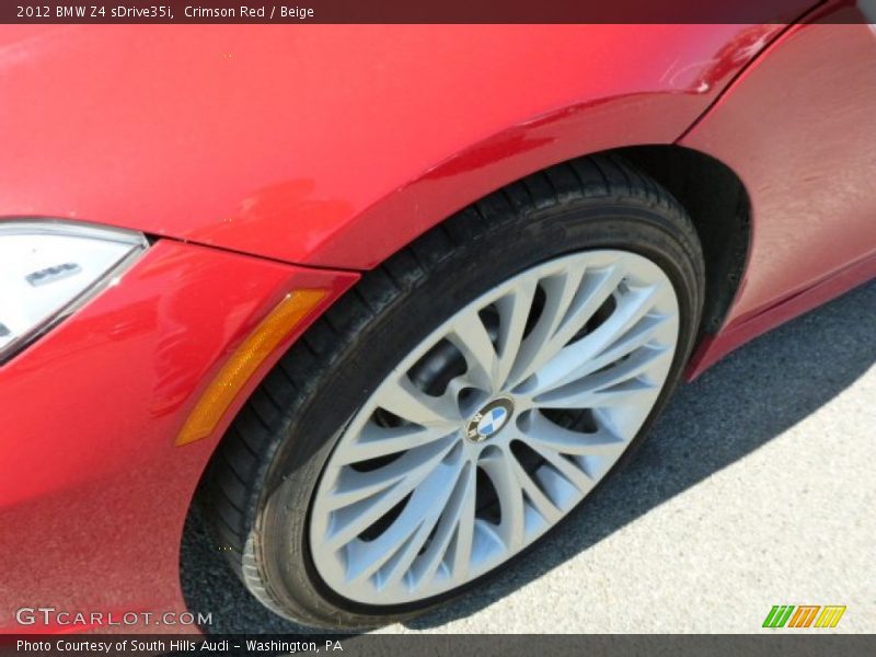  2012 Z4 sDrive35i Wheel