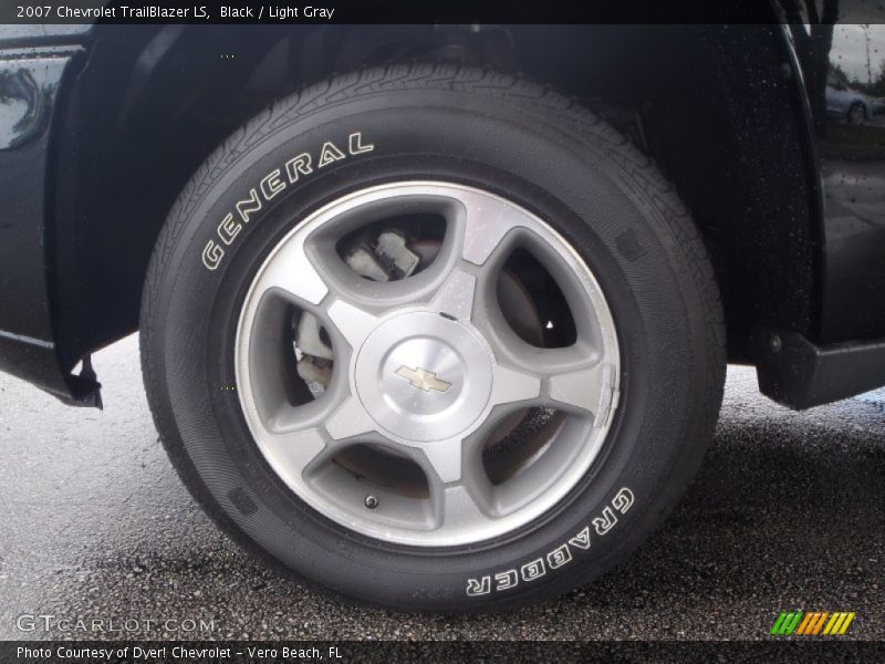 Black / Light Gray 2007 Chevrolet TrailBlazer LS