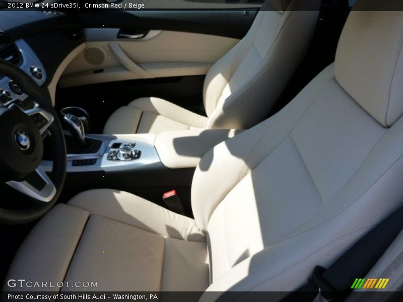  2012 Z4 sDrive35i Beige Interior