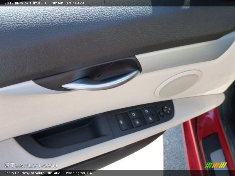 Crimson Red / Beige 2012 BMW Z4 sDrive35i