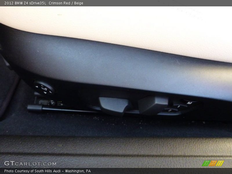 Crimson Red / Beige 2012 BMW Z4 sDrive35i