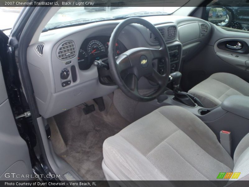 Black / Light Gray 2007 Chevrolet TrailBlazer LS