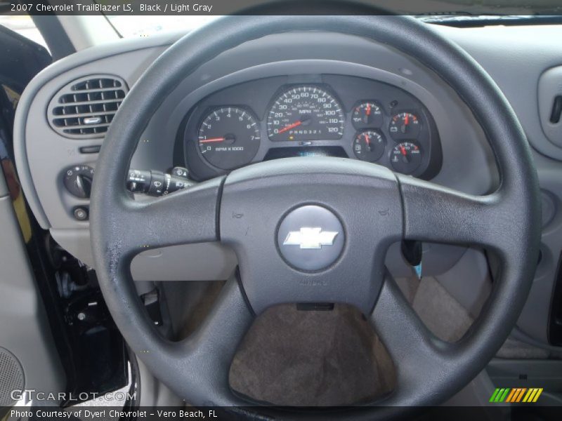 Black / Light Gray 2007 Chevrolet TrailBlazer LS
