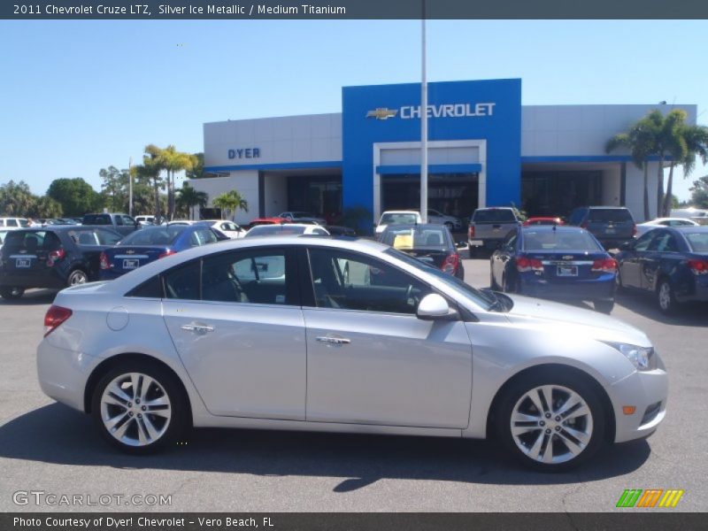 Silver Ice Metallic / Medium Titanium 2011 Chevrolet Cruze LTZ