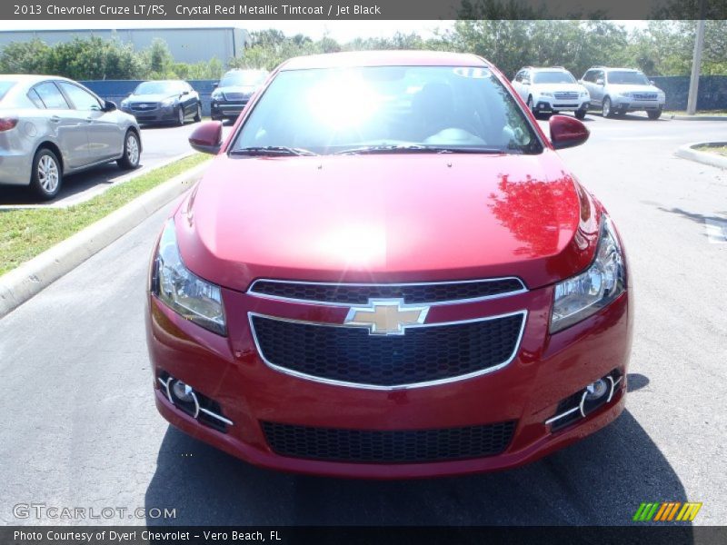 Crystal Red Metallic Tintcoat / Jet Black 2013 Chevrolet Cruze LT/RS