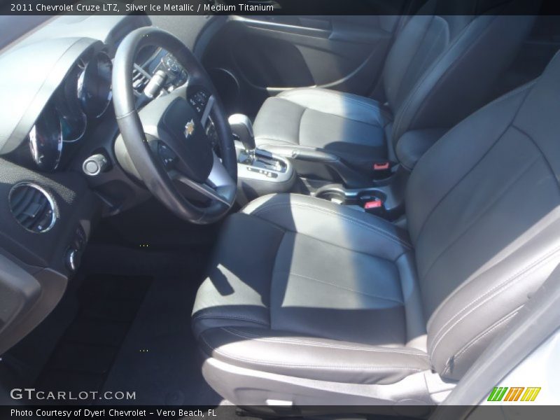 Silver Ice Metallic / Medium Titanium 2011 Chevrolet Cruze LTZ