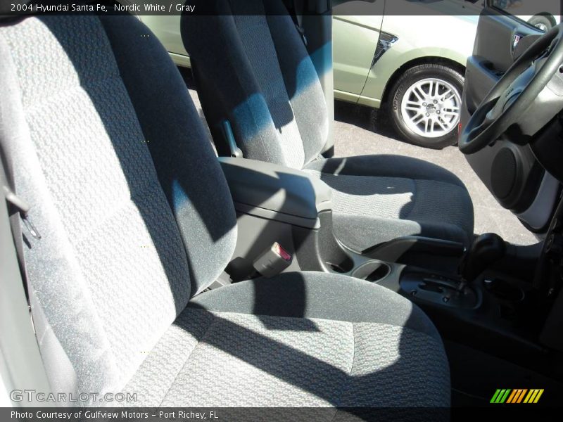 Nordic White / Gray 2004 Hyundai Santa Fe