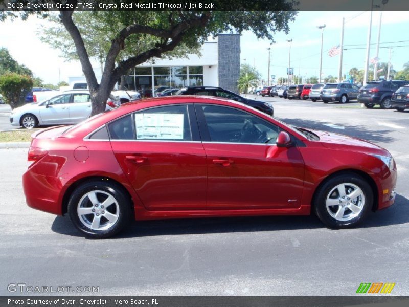 Crystal Red Metallic Tintcoat / Jet Black 2013 Chevrolet Cruze LT/RS