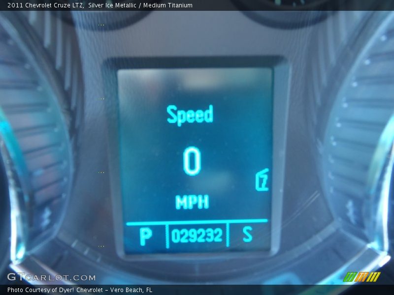 Silver Ice Metallic / Medium Titanium 2011 Chevrolet Cruze LTZ