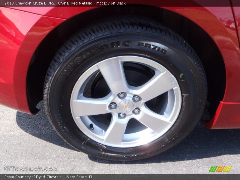 Crystal Red Metallic Tintcoat / Jet Black 2013 Chevrolet Cruze LT/RS