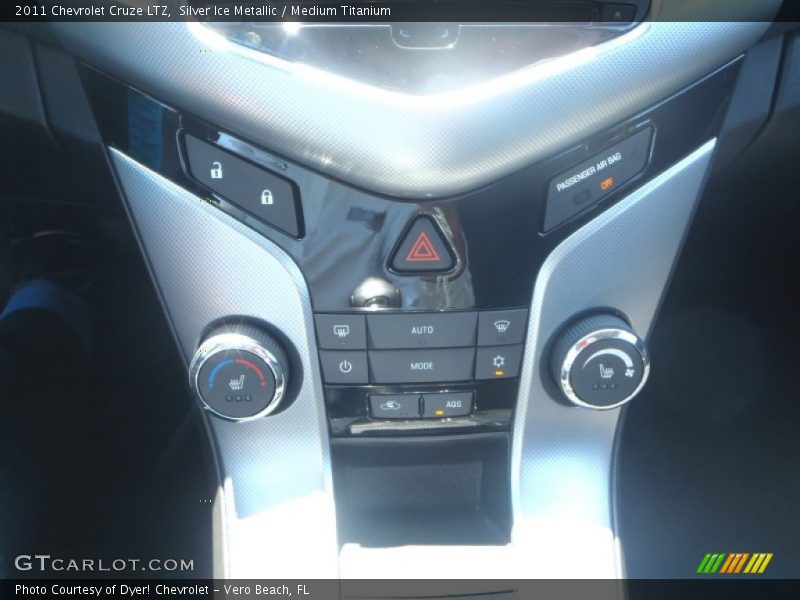 Silver Ice Metallic / Medium Titanium 2011 Chevrolet Cruze LTZ