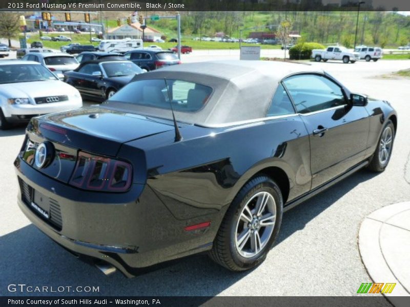 Black / Stone 2013 Ford Mustang V6 Premium Convertible