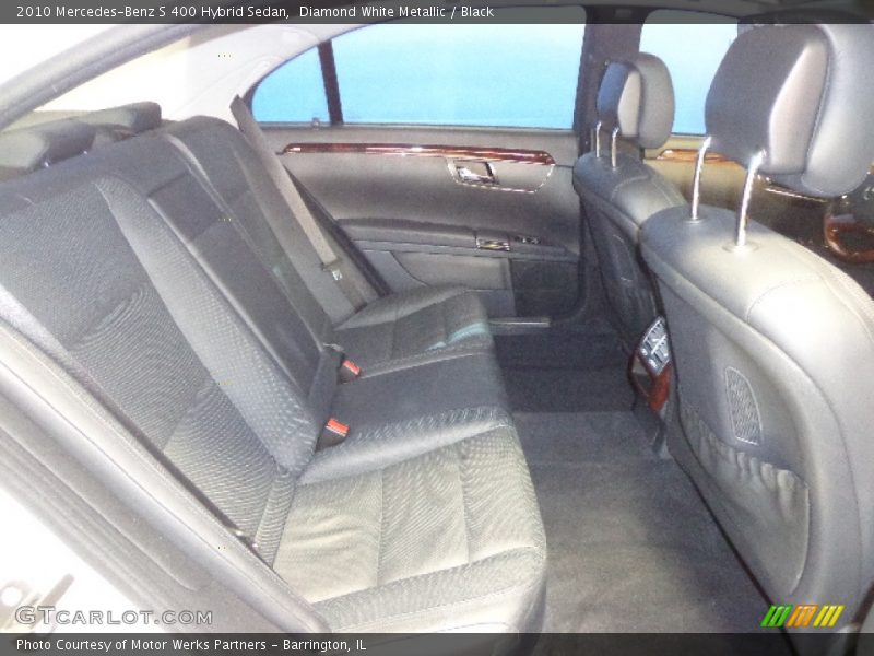 Diamond White Metallic / Black 2010 Mercedes-Benz S 400 Hybrid Sedan
