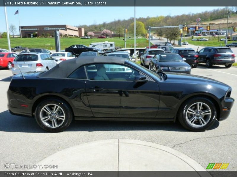 Black / Stone 2013 Ford Mustang V6 Premium Convertible