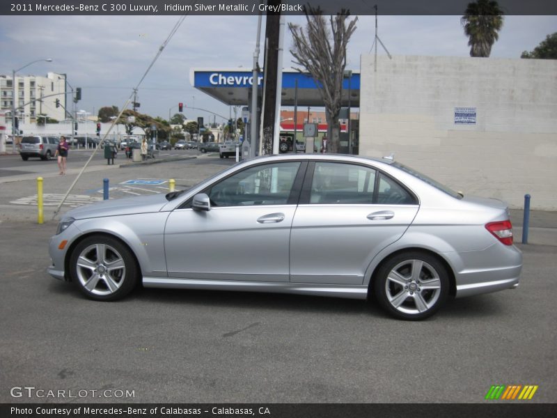 Iridium Silver Metallic / Grey/Black 2011 Mercedes-Benz C 300 Luxury