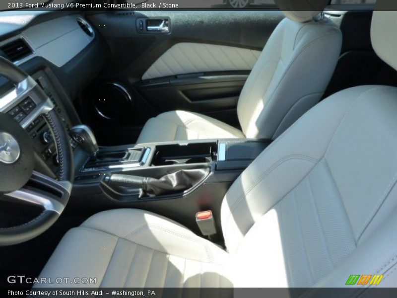 Black / Stone 2013 Ford Mustang V6 Premium Convertible