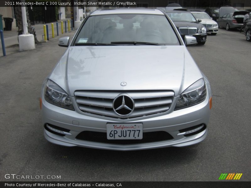 Iridium Silver Metallic / Grey/Black 2011 Mercedes-Benz C 300 Luxury