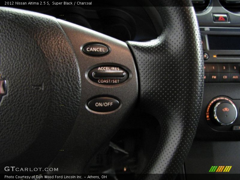 Super Black / Charcoal 2012 Nissan Altima 2.5 S