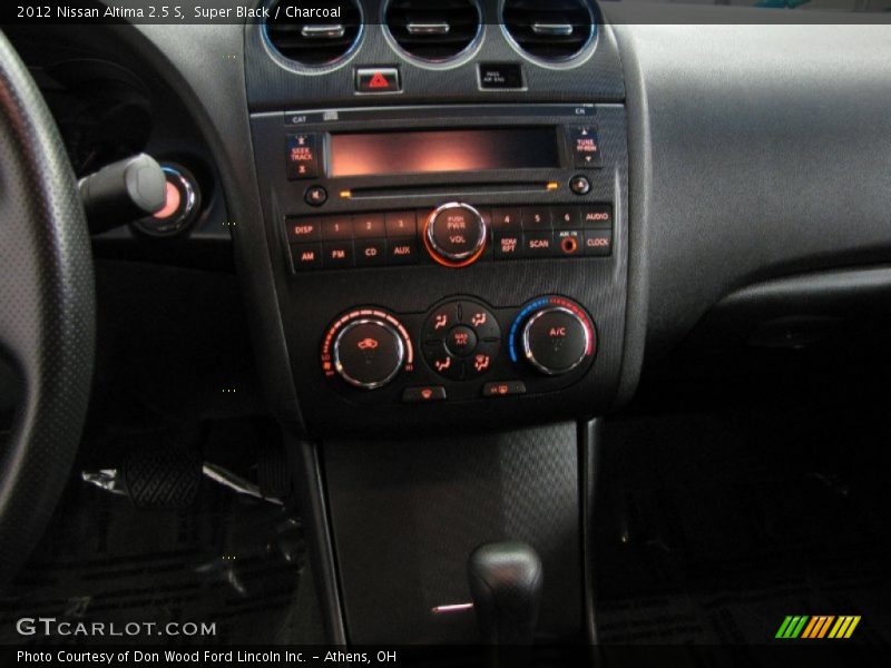 Super Black / Charcoal 2012 Nissan Altima 2.5 S