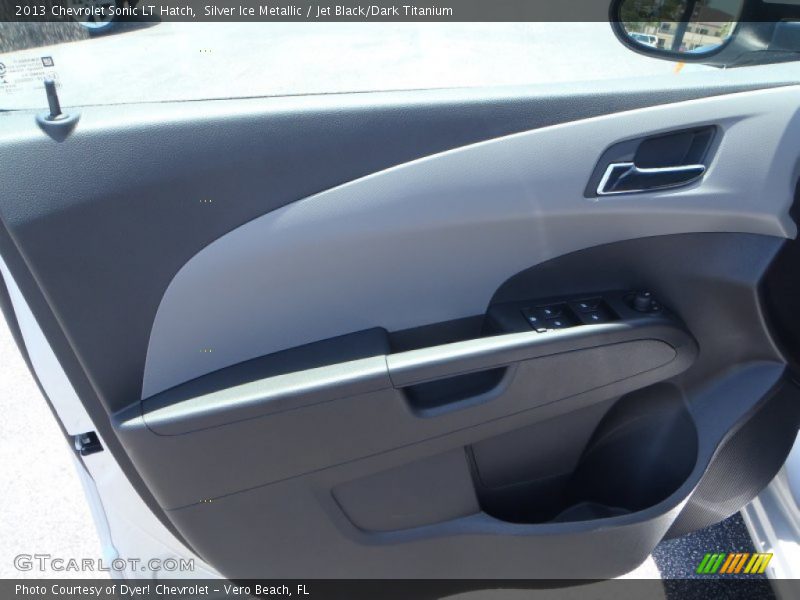 Silver Ice Metallic / Jet Black/Dark Titanium 2013 Chevrolet Sonic LT Hatch
