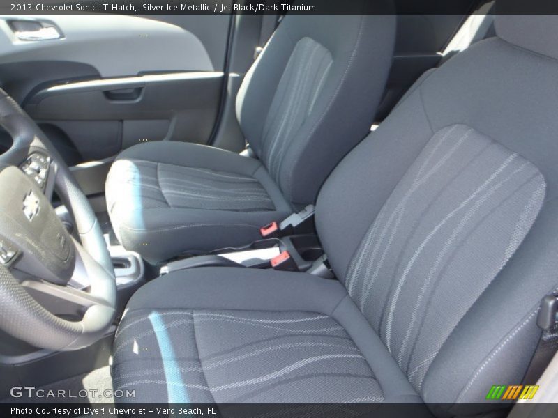 Silver Ice Metallic / Jet Black/Dark Titanium 2013 Chevrolet Sonic LT Hatch