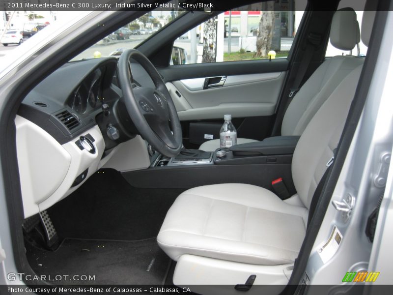 Iridium Silver Metallic / Grey/Black 2011 Mercedes-Benz C 300 Luxury