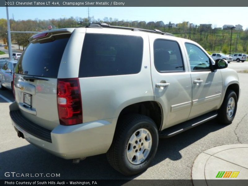 Champagne Silver Metallic / Ebony 2013 Chevrolet Tahoe LT 4x4