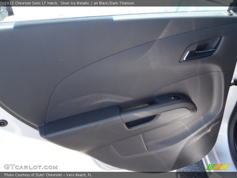 Silver Ice Metallic / Jet Black/Dark Titanium 2013 Chevrolet Sonic LT Hatch