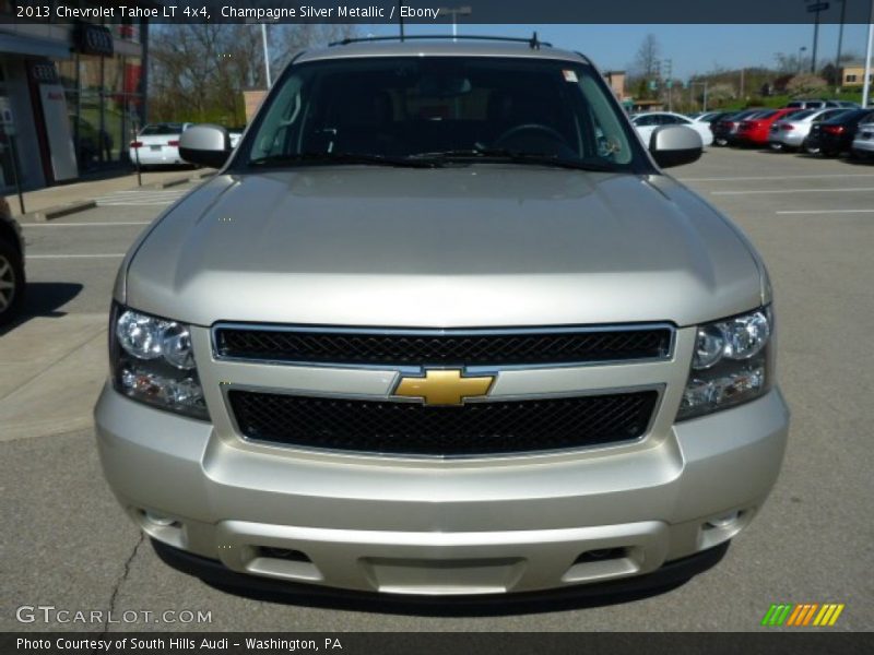 Champagne Silver Metallic / Ebony 2013 Chevrolet Tahoe LT 4x4