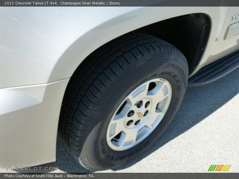 Champagne Silver Metallic / Ebony 2013 Chevrolet Tahoe LT 4x4
