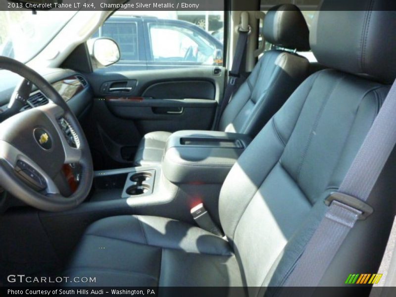 Champagne Silver Metallic / Ebony 2013 Chevrolet Tahoe LT 4x4